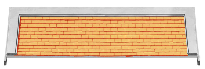 Orange chinese style roof © Ratchapon