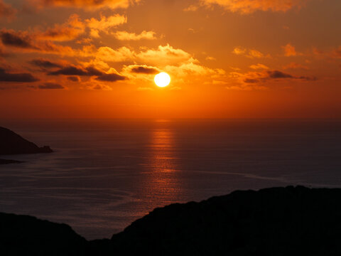 Corse - Coucher de soleil - U Castellu