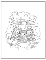 Printable Cuddle Cuties Cozy Coloring Sheets