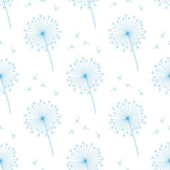 dandelion seamless pattern