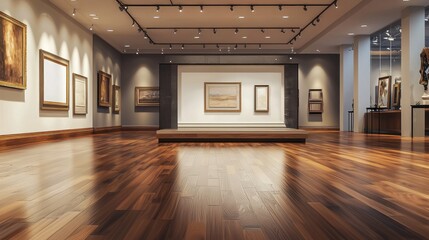 Museum interior gallery