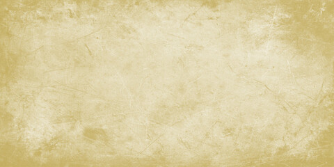 Obraz premium Vintage beige scratched paper texture background surface