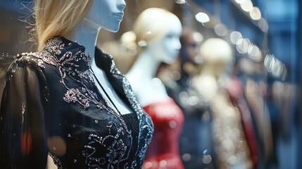 Fashion mannequins clothing display