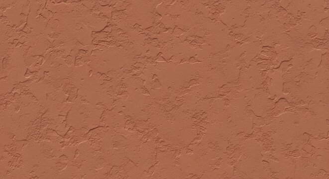 Close-up texture of red clay soil with natural cracks and earthy surface for background design