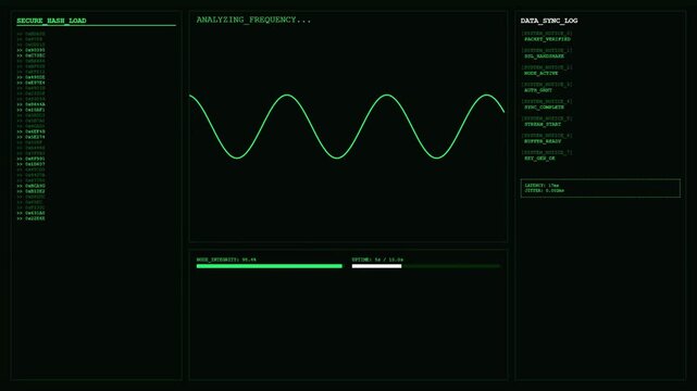 Secure Hash Algorithm Visualization | Abstract Tech Background for Cybersecurity & Blockchain Content.