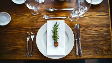Elegant table setting