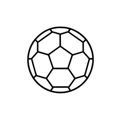 Fototapeta premium Soccer Ball silhouette
