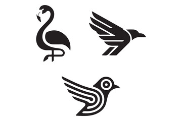 Fototapeta premium Vector Bird Logo Pack