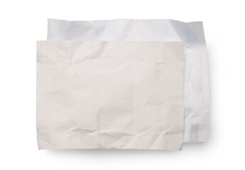 Obraz premium Paper candy wrappers isolated on transparent background