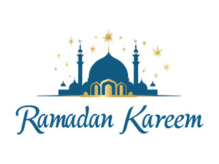 Ramadan Kareem Background. Ramadan Mubarak Greeting card, invitation for Muslim community. Flat design Ramadan Kareem background