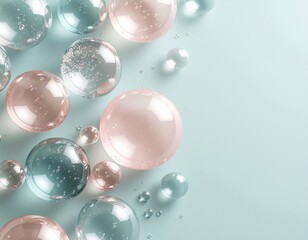 Fototapeta premium カラフルなガラス玉 Colorful Glass Marbles 