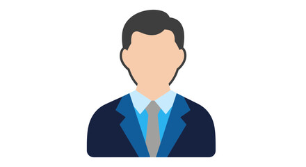 Business Person Icon - Professional Man in Suit