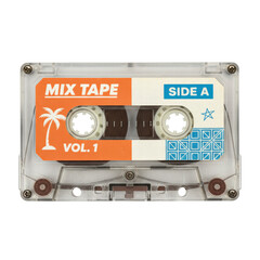 Fototapeta premium Retro Mix Tape Vol 1 Cassette