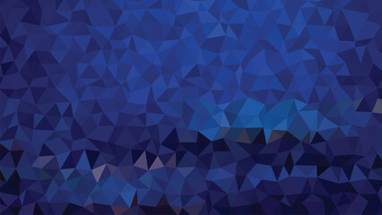 Obraz premium A futuristic blue geometric wallpaper featuring a seamless triangle pattern and 3d gradient textures in a mosaic vector style