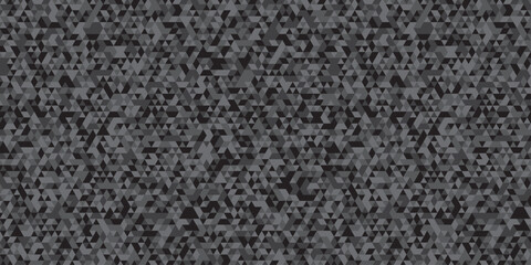 Vector abstract geometric black and gray low polygon triangle paper wallpaper. origami paper background. gradient grid creative digital business triangular low textile design.
