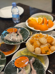 Padang Food with Various Options on The Table