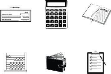 Office and financial icons