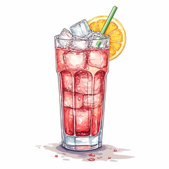 Soda Drink with Ice Very Cool