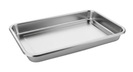 Stainless Steel Baking Tray Modern Minimalist Silver Metallic Smooth Finish for Commercial Kitchen