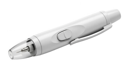 Electric Nail Drill in Modern Design with Soft Lighting on White Background for Beauty Industry