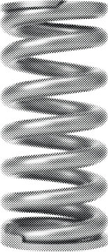 design asset gray gray asset futuristic metal spring coil