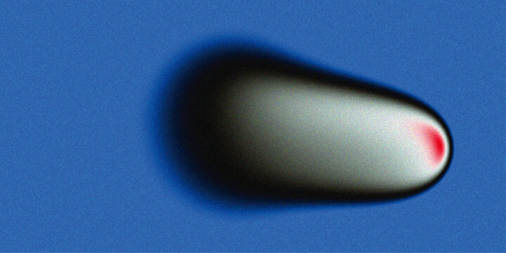 An optical mouse and wireless computer hardware sit near water drops on a blue background with a close up of an electric plug and light switch for modern office technology design