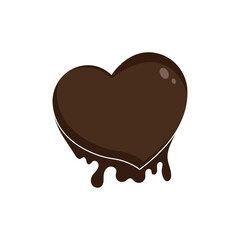 Chocolate Logo, Happy Valentine's Day