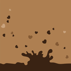 Chocolate Logo, Happy Valentine's Day