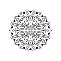 Luxury Ornamental Mandala Vector &ndash; Vintage Decorative Circle