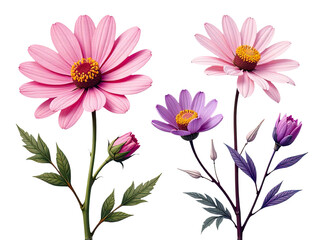 Obraz premium A cluster of nearby flowers, ideal for representing friendship or togetherness