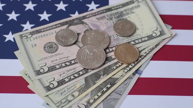 Cash, US dollar currency, financial and business flows. US dollar cash as a financial background for your design