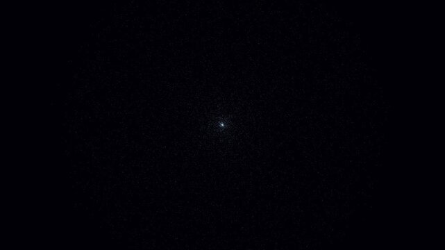 Intricate Ice Crystal Formation Growing with Frost Patterns and Cold Blue Light - 4K Winter Abstract Animation