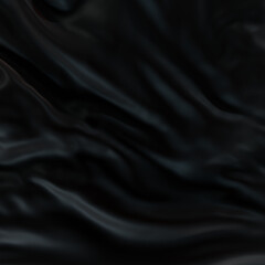 Obraz premium black satin background fabric cloth wave abstract wallpaper 3d 