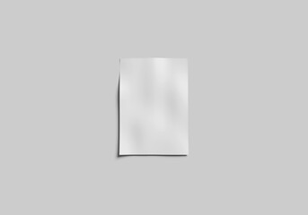 Blank A5 Poster Mockup 