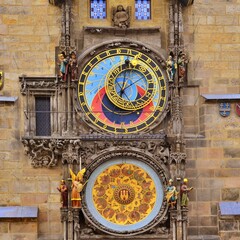 Obraz premium Prague's Astronomical Clock: medieval high technology 
