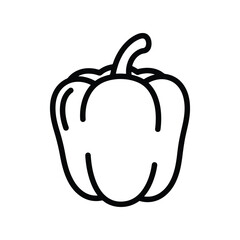 Visually appealing amazing icon of bell pepper, vector of capsicums