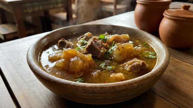 m&atilde;o de vaca stew traditional portuguese and brazilian dish video