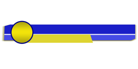 Minimal Lower Third Template for Live Streaming and TV Shows,Modern Clean Lower Third Banner for News and Media Broadcast