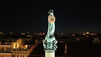Fototapeta premium Spanish Steps, Rome, Italy, September 21, 2025