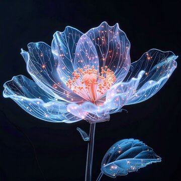 Glowing flower
