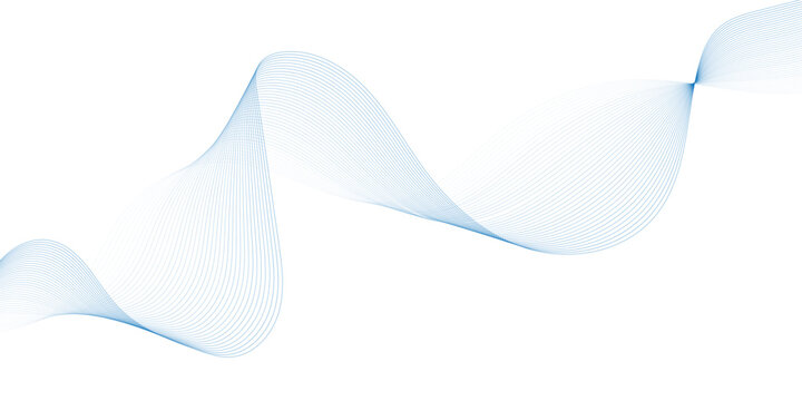 Abstract wave design with white background