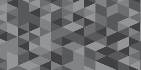vector poly triangle texture geometric pattern triangular. Dark Silver, Gray vector cover in polygonal style. Geometric camouflage seamless pattern.
