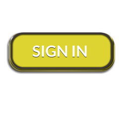 Modern Sign In Media UI Button for Website and App Interface, Creative Sign In Button Design for Digital Media Platforms