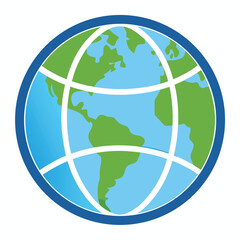 green globe icon
