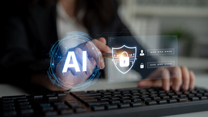 AI cybersecurity safeguards systems with encryption, access control, and AI secure data flow....