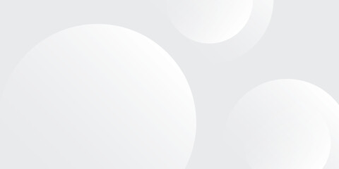 white background with abstract curve shape and swirl line decoration