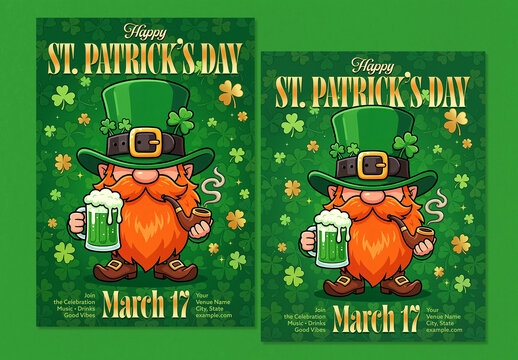 March 17th St. Patrick's Day Special Event Layout
