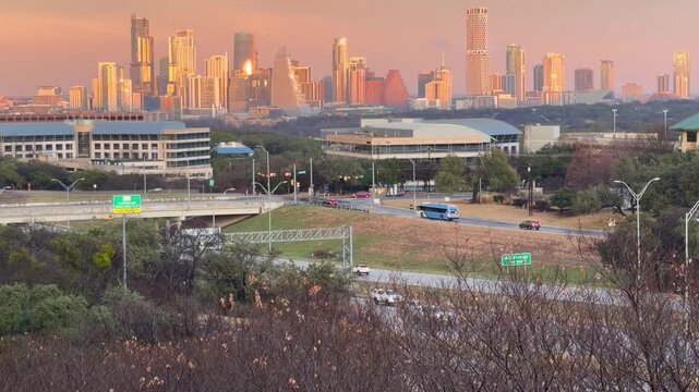 Austin Texas Skyline at Sundown 2026