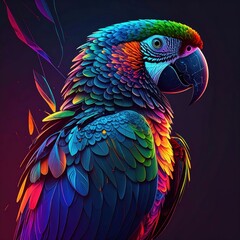 Obraz premium Colorful parrot