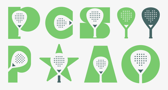 PADEL PICKLE BALL RACKET SPORT CLUB LOGO SET